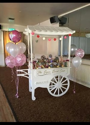 Image of party candy cart in Louth.