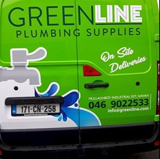 service van from Greenline Plumbing Supplies