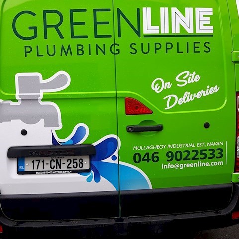image of service van from Greenline Plumbing Supplies
