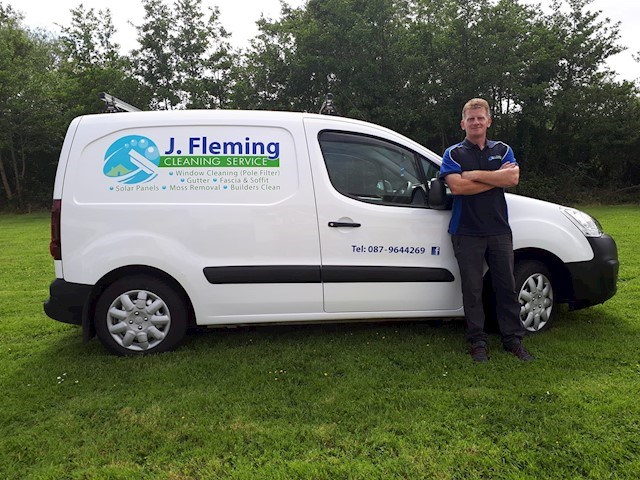 image of J Fleming Power Washing Van