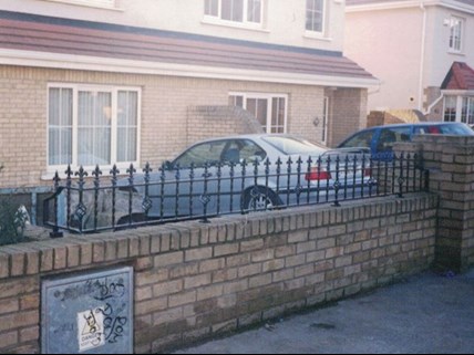 steel railings in Dublin from Meean Metal