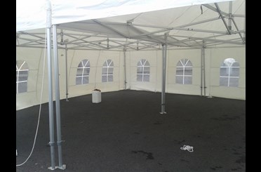 interior of marquees for hire in Armagh