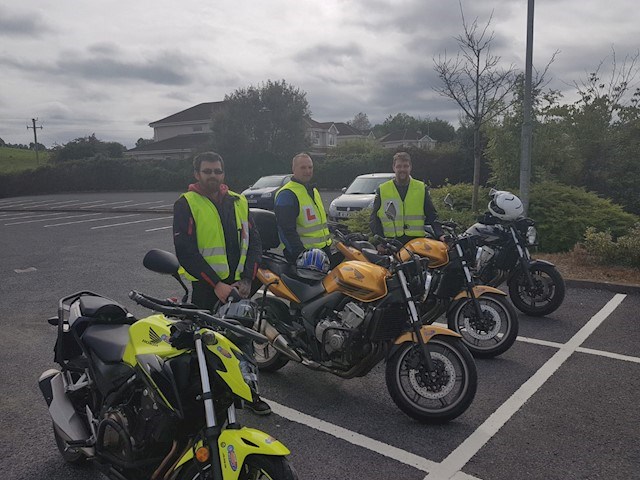 Image of motorbikes in Cavan, motorbike lessons in Monaghan and Cavan are provided by Cavan Motorcycle Training