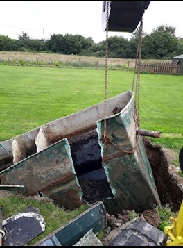 image of septic tank upgrading in County Roscommon