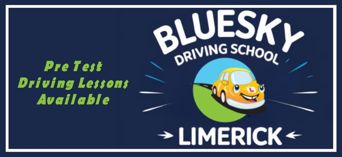 Pretest driving lessons in Raheen and Dooradoyle