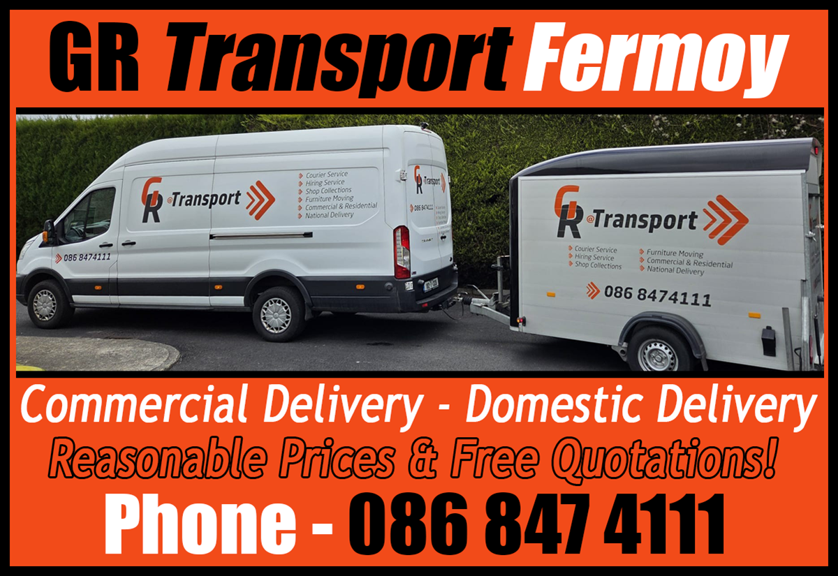 Courier services to and from Fermoy