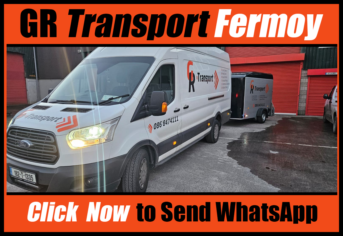 Click to send WhatsApp enquiring on courier services to and from Fermoy
