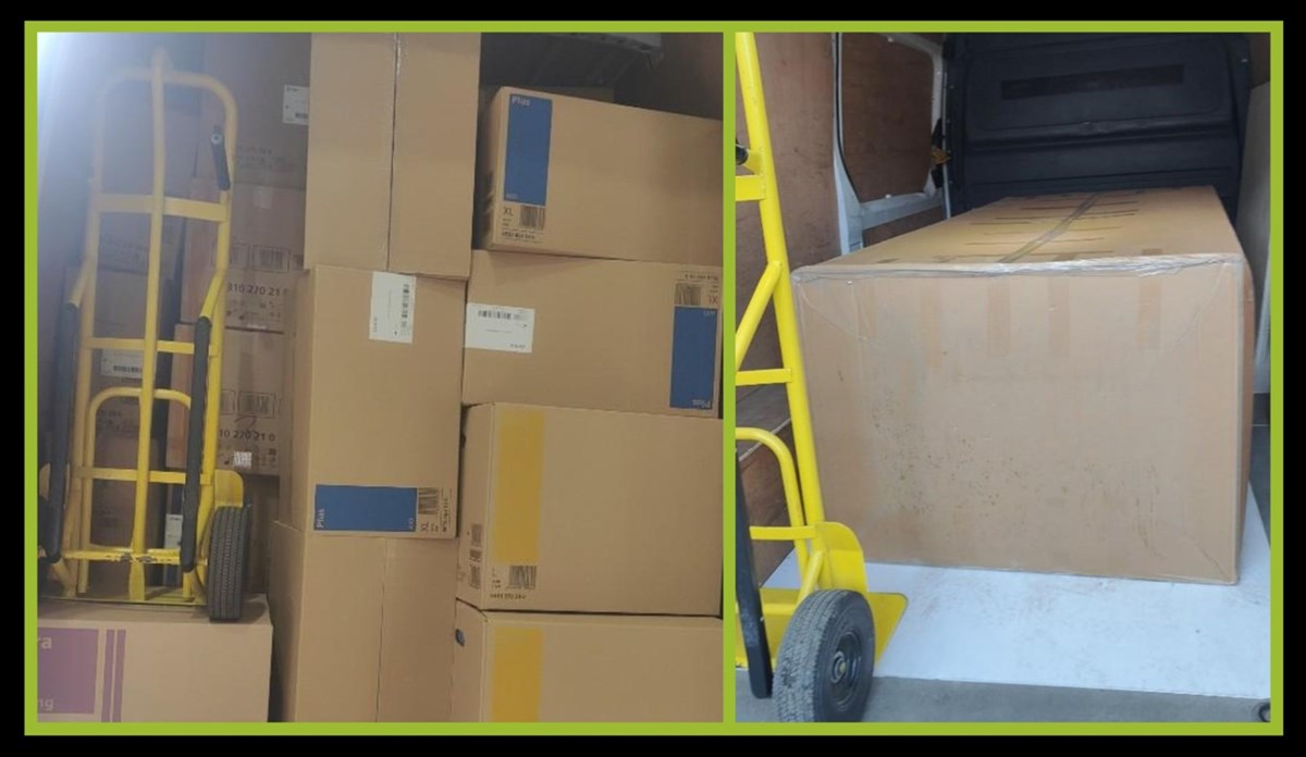 Contract man with van delivery services in Santry