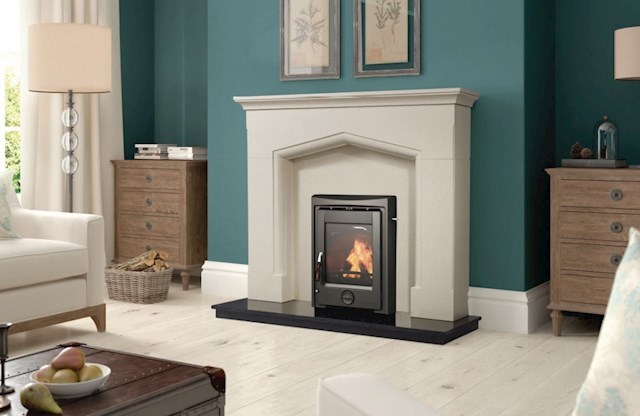 Image of modern stove from Traditional Stoves Belfast.