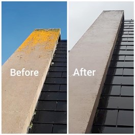 image of commercial power washing from J Fleming