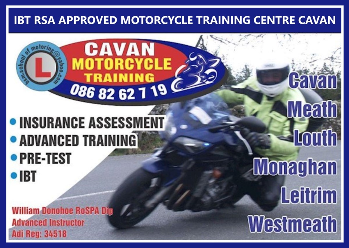 Motorcycle training lessons in Cavan