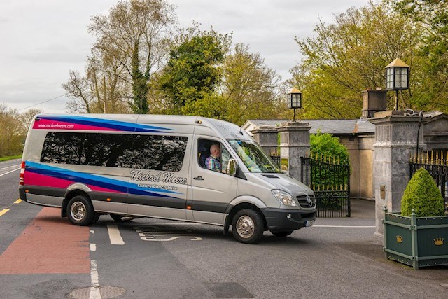 Image of Michael Meere Coach Hire minibus in Ennis, minibus tours to and from Ennis are provided by Michael Meere Coach Hire