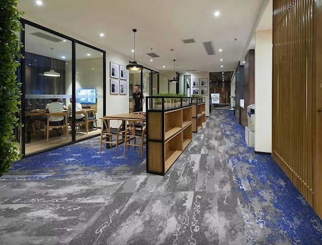Image shows commercial carpet in Galway fit by McN Flooring