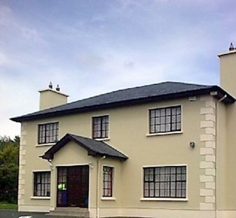 Image of house in Tallaght painted by Corrigan Painting & Decorating, exterior painting in Tallaght, Knocklyon and Firhouse is provided by Corrigan Painting & Decorating