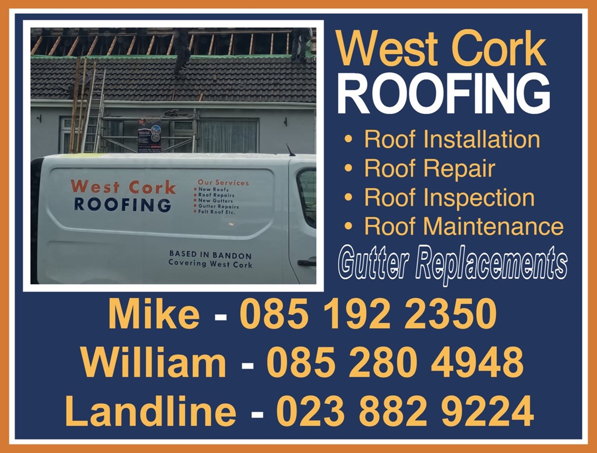 Roofing services in Bandon and Kinsale