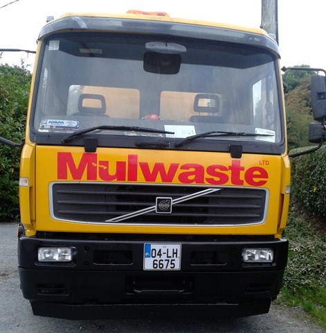 Image of Mulwaste Environmental Services lorry, BioCycle maintenance in Drogheda, Ardee and Collon is provided by Mulwaste Environmental Services