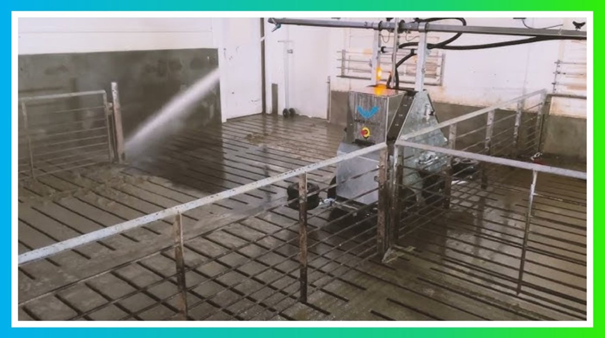 Agricultural power washing in Tipperary