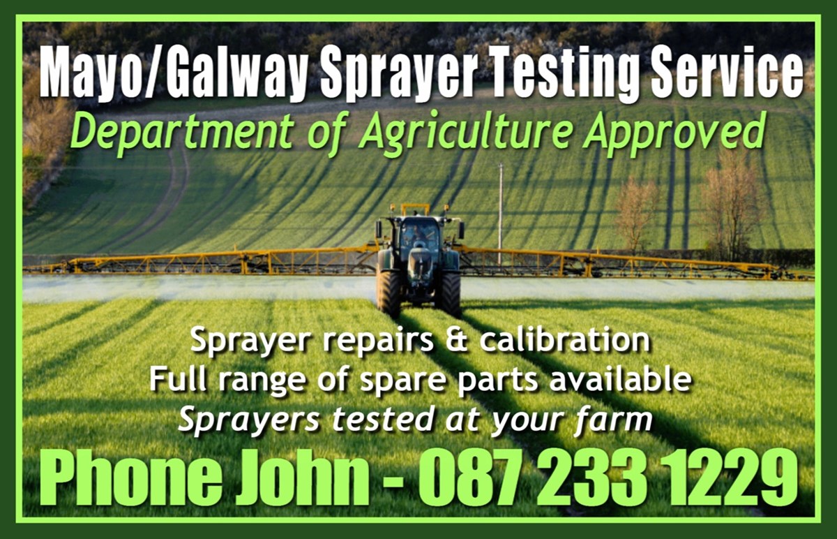 Sprayer testing services in Mayo and Galway