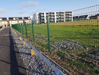 Example of security fencing from VK Fencing