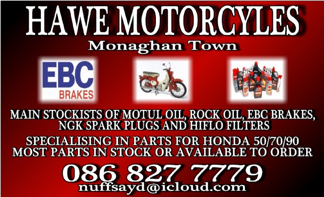 Hawe Motorcycle Parts Monaghan