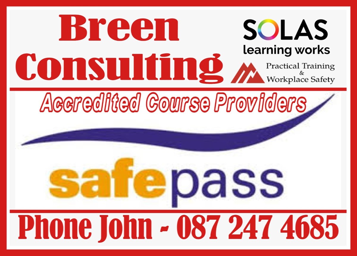 Safe Pass Courses Wexford
