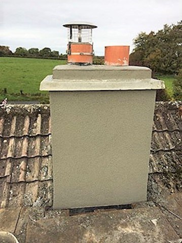 Image shows chimney repair in Mayo provided by Meehan Chimney Repair