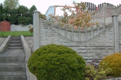 Concrete Panel Fencing,  Concrete Paving Slabs, Irish Patios