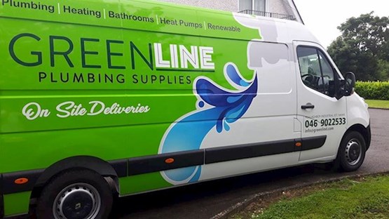 service van from Green Line Plumbing