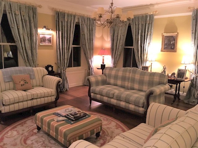 Image shows sofa in Kildare upholstered by Jay's Upholstery