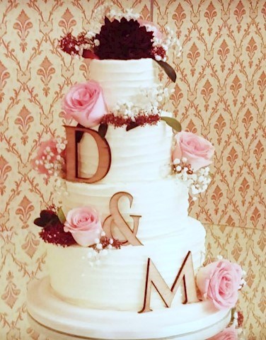 image of wedding cake design from Custom Cakes
