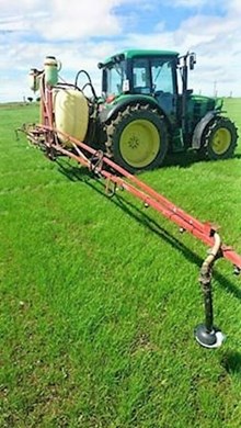 Image of agricultural pesticide sprayer in Mayo, agricultural pesticide sprayer testing in Mayo and Galway is carried out by John F Burke Sprayer Testing