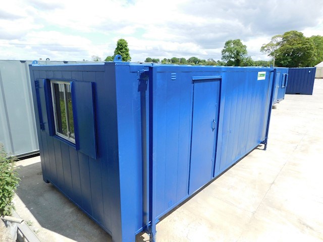 Image shows refurbished container in Meath provided by Cabins and Containers