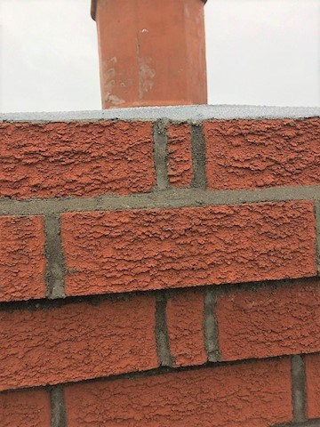 Image shows chimney rebuild in Mayo provided by Meehan Chimney Repair