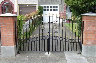 Blanchardstown Wrought Iron Gates -
