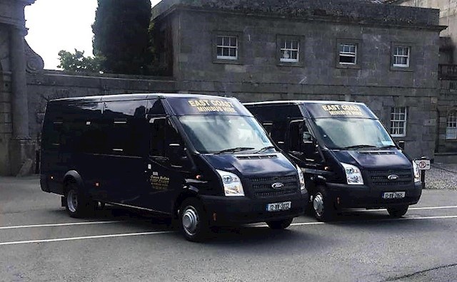 Image of minibuses in Wicklow available for hire from East Coast Minibus Hire, minibus hire in Wicklow is available from East Coast Minibus Hire 