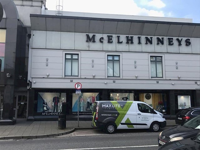Commercial exterior energy efficient lighting in Donegal is installed by Maxlite IRL.