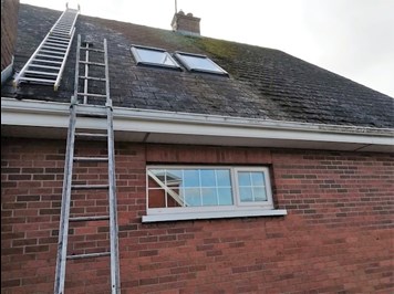 Image of guttering in Dundalk installed by Levins Roofing, guttering in Dundalk is installed by Levins Roofing