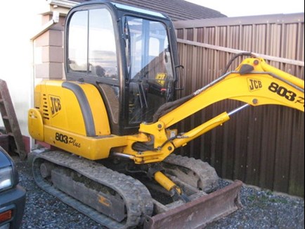 Mini diggers available for hire in Limerick