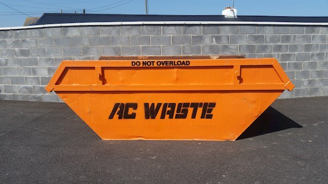 image of commercial skip from AC Waste