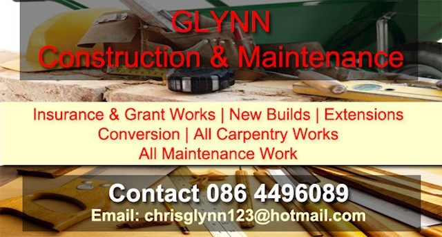 Builder, Construction & Construction Maintenance Kinnegad, County Westmeath.