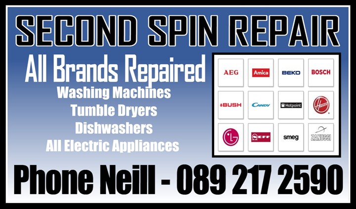 Appliance repairs in Dundalk - carried out by Second Spin Repair