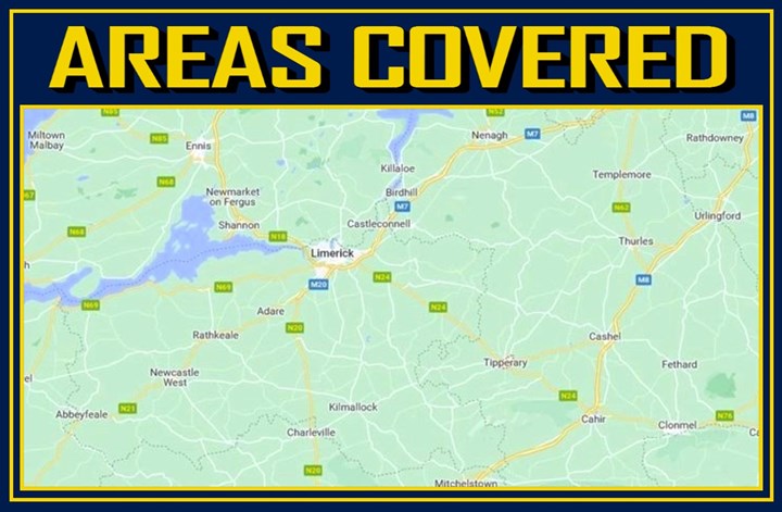 Areas covered by Septic tank cleaning Limerick