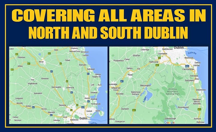 Areas covered by VK Fencing Contractor Dublin