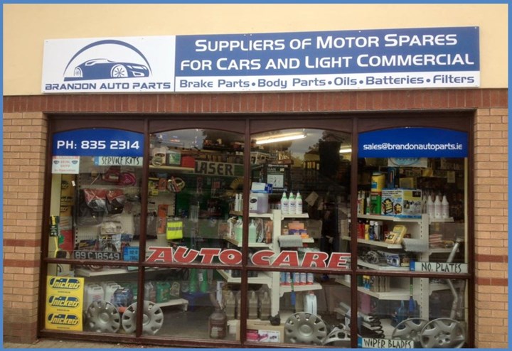 Auto parts delivery in North Dublin is available from Brandon Auto Parts