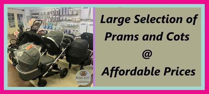 Prams and cots in Dundalk - Mama Bear's Baby Shop