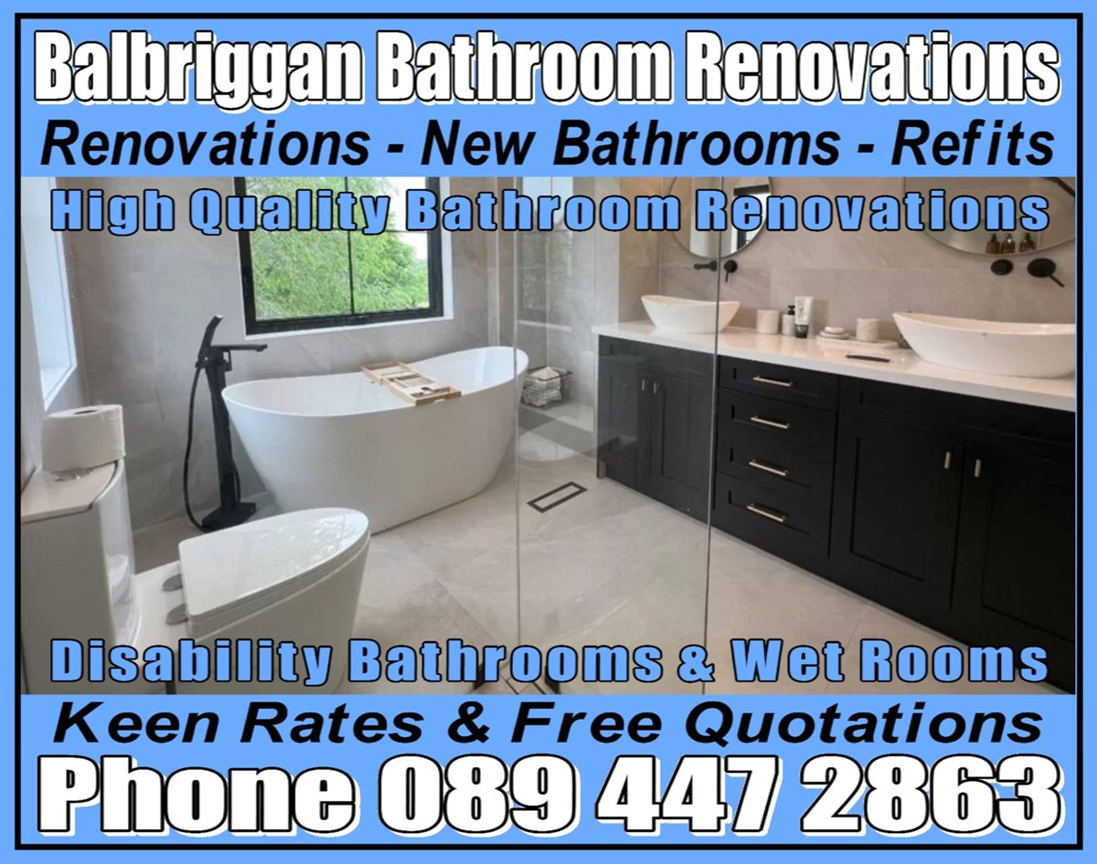 Bathroom renovations in Balbriggan