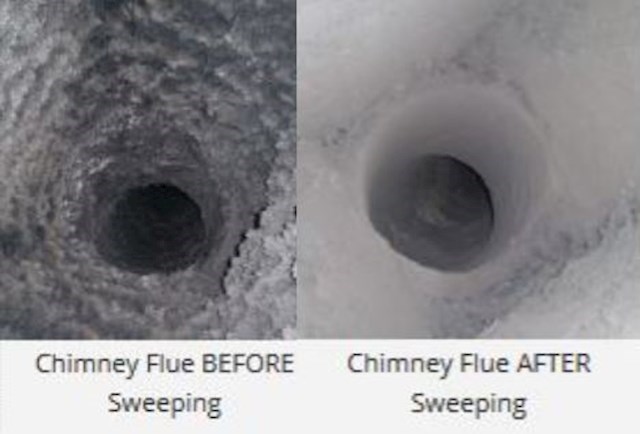 image of chimney cleaning from Stack Chimney Services