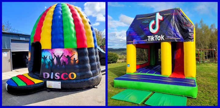 iBounce - themed bouncing castle hire waterford