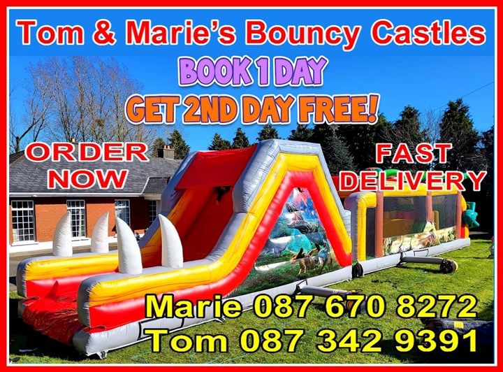Bouncy castles Ardee, logo