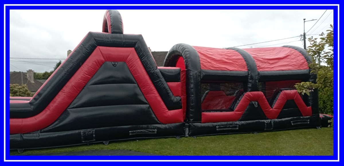 Inflatable obstacle course hire Cork City - Bouncy Castles Cork City - K&M Bouncys